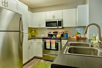 designer kitchen with appliances | Element Deer Valley Apartments Phoenix, Arizona